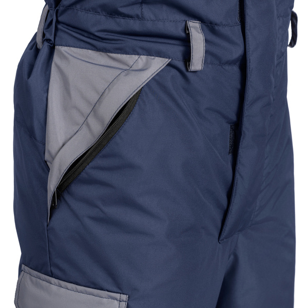 Костюм ФРЕЙЗЕР с ПК утепленный (т.синий/серый)