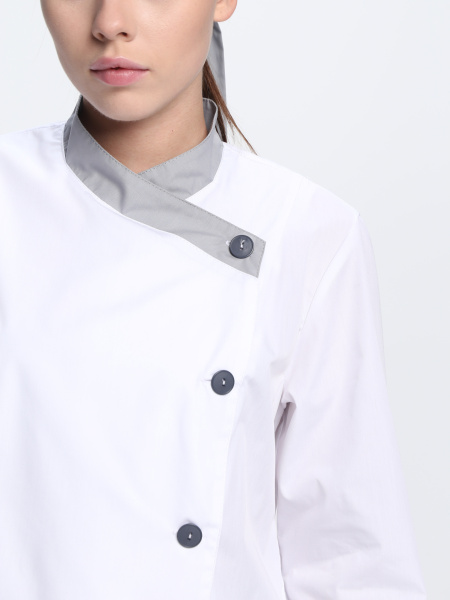 Костюм КАНДИ женский (серый/белый)