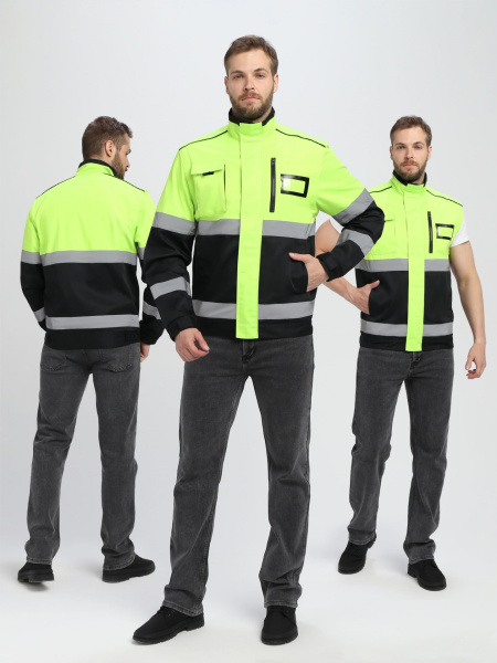 Куртка-трансформер PROFLINE SPECIALIST МВО сигнальная (желтый/черный)