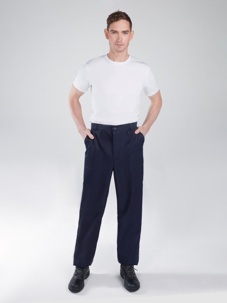 Костюм лавсан с КЩС-пропиткой (т.синий)