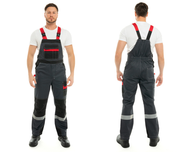 Костюм ФОРМУЛА КОТТОН ФП2 с ПК (т.серый/красный/черный)