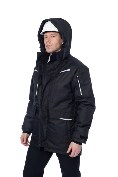 Парка BRODEKS KW 215 зимняя (черный)