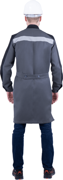 Халат РОУД (серый/черный)