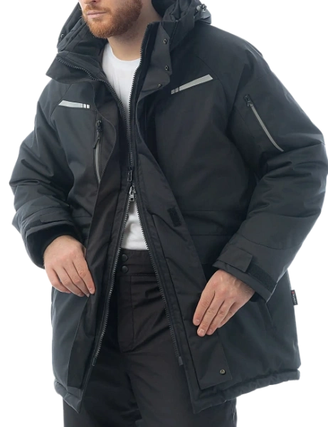 Парка BRODEKS KW 215 зимняя (черный)