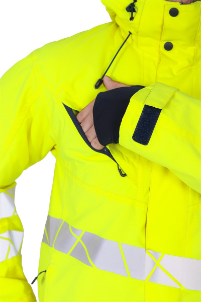 Куртка ACTIVE зимняя (желтый/синий)