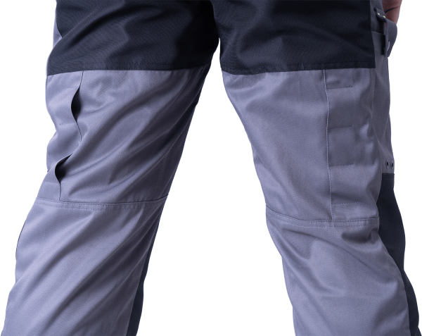 Костюм ЛОГЕР ПРОТЕКТ с ПК (серый/черный/лимонный)