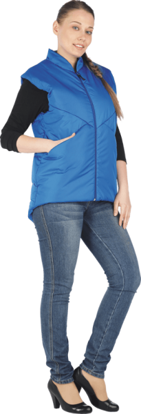Жилет АКВАМАРИН женский зимний (васильковый)