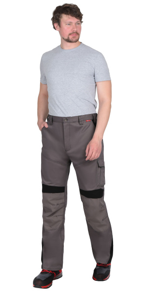 Брюки ЦИТРИН (серый/черный)