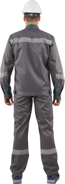 Костюм ГАЛАКТИКА с ПК (серый/бирюзовый)