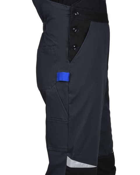 Костюм СИРИУС-ФАВОРИТ-МЕГА с ПК (серый/черный/васильковый)