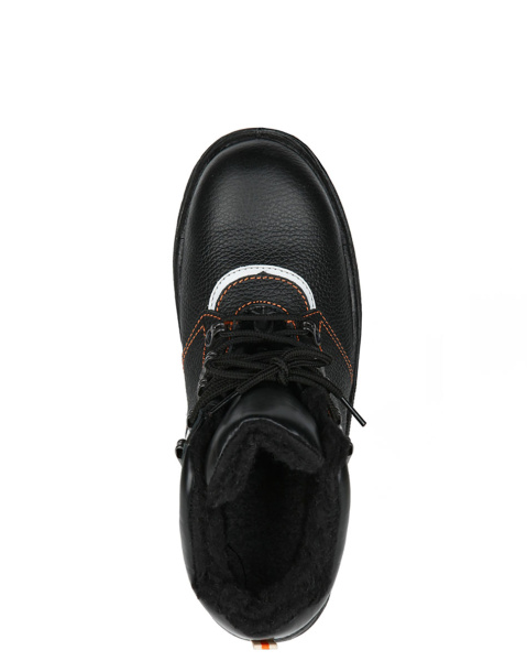 Ботинки РЕСУРС ПУ/ТПУ шерст.мех с МП (черный)