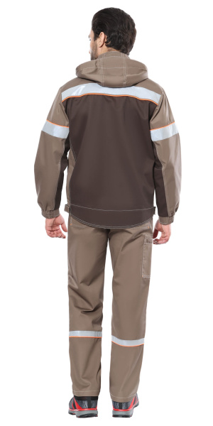 Костюм СИРИУС-РОДОС с ПК (св.коричневый/т.коричневым)