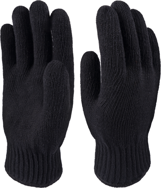 Перчатки Спец-SB трикотажные ДВОЙНЫЕ (черный) ОТГРУЗКА КРАТНО 5 ПАР