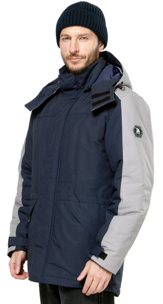 Куртка ЧЕЛЛЕНДЖЕР зимняя (синий/серый)