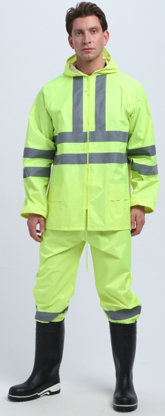 Костюм PROFLINE SPECIALIST СОП влагозащитный сигнальный с БР (желтый)