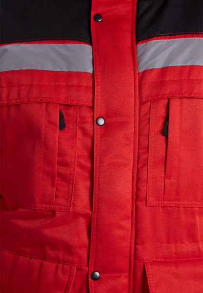 Костюм ЗИМНИК зимний с БР (красный/черный)