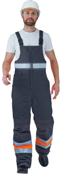 Костюм РЕФЛЕКТ-2 зимний I-III клим.пояс с ПК (оранжевый/серый)