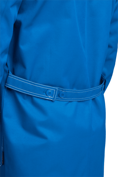 Халат КМ-10 ЛЮКС (василек/т.синий)