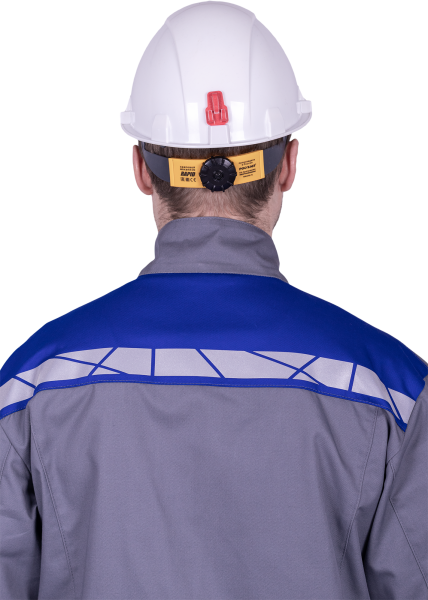 Куртка СТРОНГ ИМПОРТ (серый/васильковый)