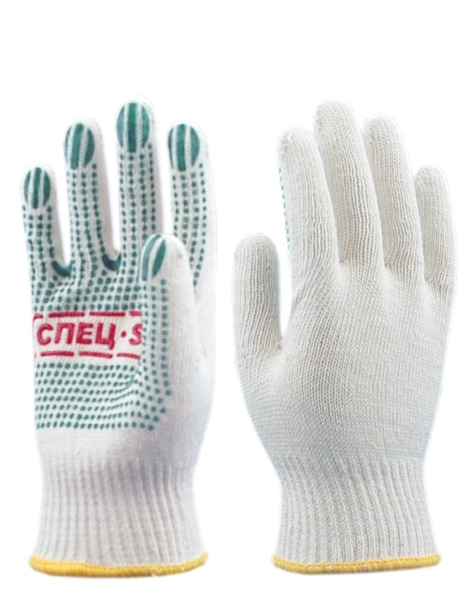 Перчатки х/б c ПВХ Радуга СПЕЦ-SPB