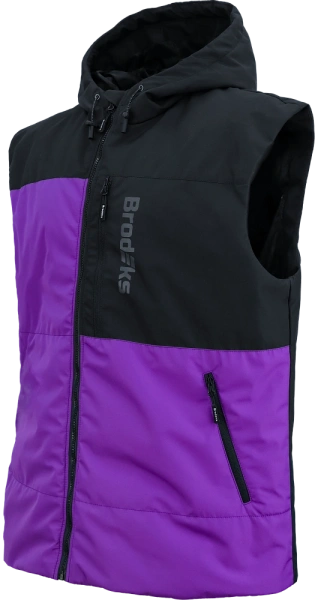 Жилет BRODEKS URBAN KW 133 зимний (фиолетовый/черный)