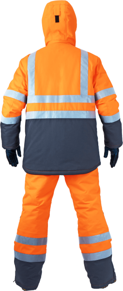 Костюм РЕФЛЕКТ-2 зимний с ПК (оранжевый/серый)