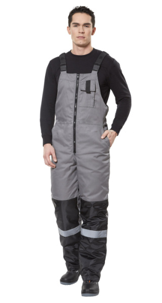 Костюм СТАТУС NEW с ПК (серый/черный)