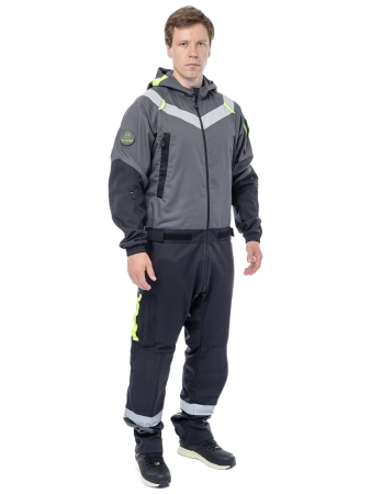Комбинезон BRODEKS KS 503 (серый/черный)