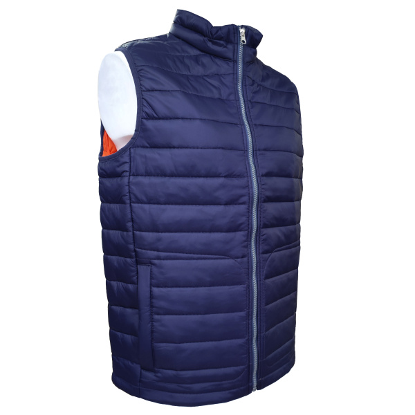 Жилет J-01 зимний (синий/оранжевый)