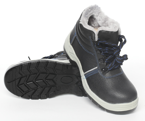 Ботинки РАБОЧИЙ SJ7088-S-W ПУ-ТПУ иск.мех с МП и МС