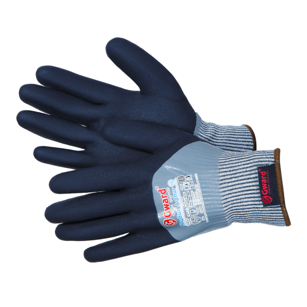 Перчатки GWARD NO-CUT ARTHUR из HPPE-нити со стекловолокном с нитриловым покрытием