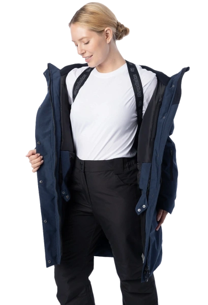 Куртка-парка BRODEKS KW 258 женская зимняя (синий)