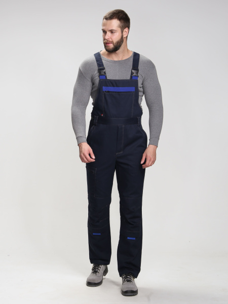 Полукомбинезон АЛЬКОР (т.синий/васильковый)