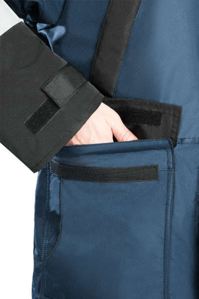 Костюм УРАГАН зимний с ПК (т.синий/черный)