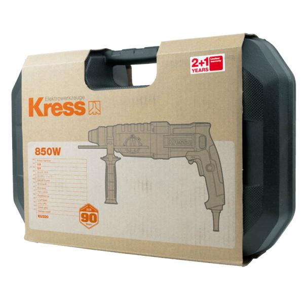 Перфоратор KRESS KU320 SDS PLUS 850Вт 3Дж
