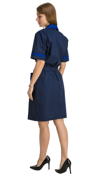 Халат RONTA HL508 женский (т.синий/василек)