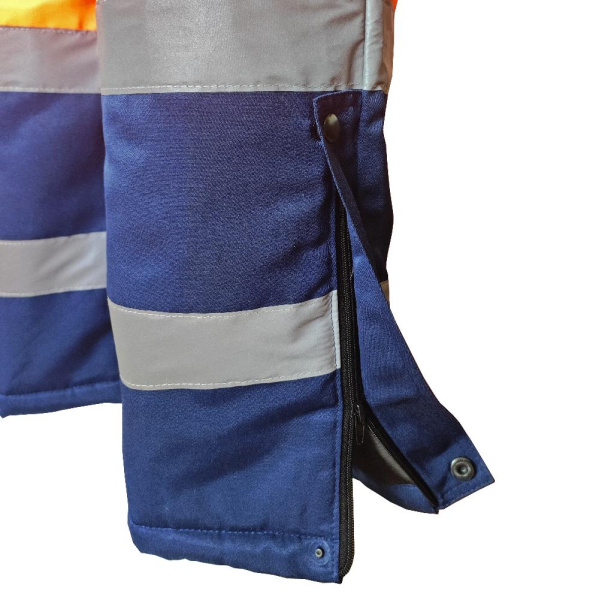 Костюм МЕТЕО зимний с ПК (оранжевый/синий)