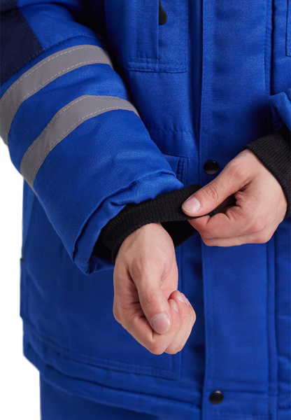 Костюм ЗИМНИК зимний с БР (василек/т.синий)