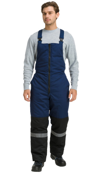 Костюм RONTA KS581 зимний с СОП (т.синий/серый/черный)