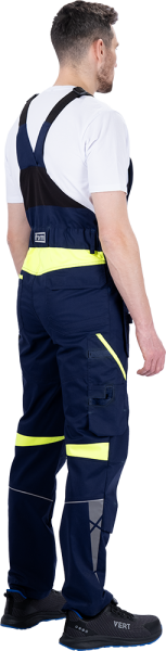 Полукомбинезон ACTIVE FLEX / АКТИВ ФЛЕКС (т.синий/флуоресцентный желтый)