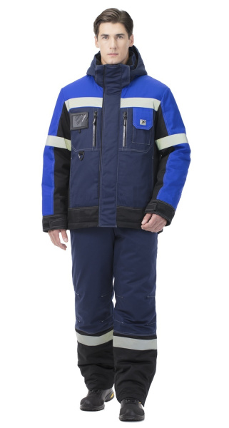 Костюм ВИВАТ NEW зимний с БР (синий/васильковый)