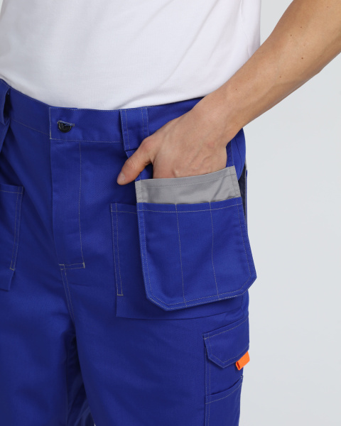 Костюм ДРАГА-1 с БР (васильковый/св.серый/оранжевый)