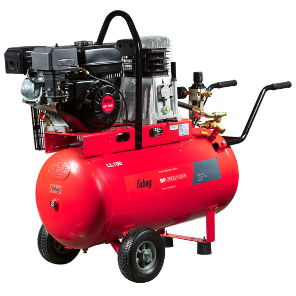 Бензиновый ременной одноступенчатый компрессор FUBAG BP 3600/100