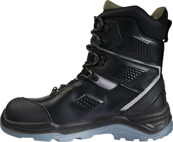 Ботинки VERT ПУ/ТПУ высокий берец кожаные с КП и КС (черный)