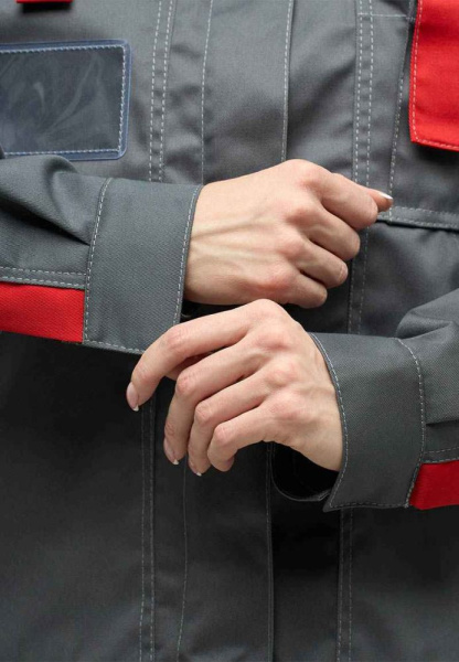 Костюм КАМА Л10-КБР женский с БР (серый/красный)