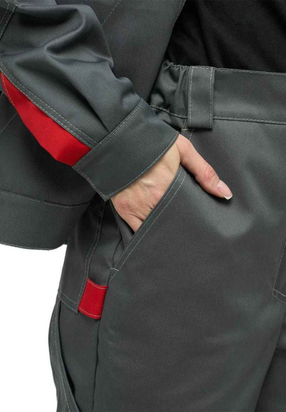 Костюм КАМА Л10-КБР женский с БР (серый/красный)