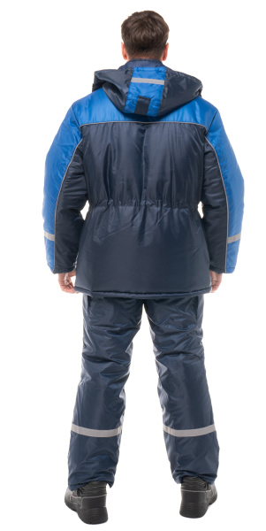 Костюм БАЛТИКА зимний с ПК (т.синий/синий)