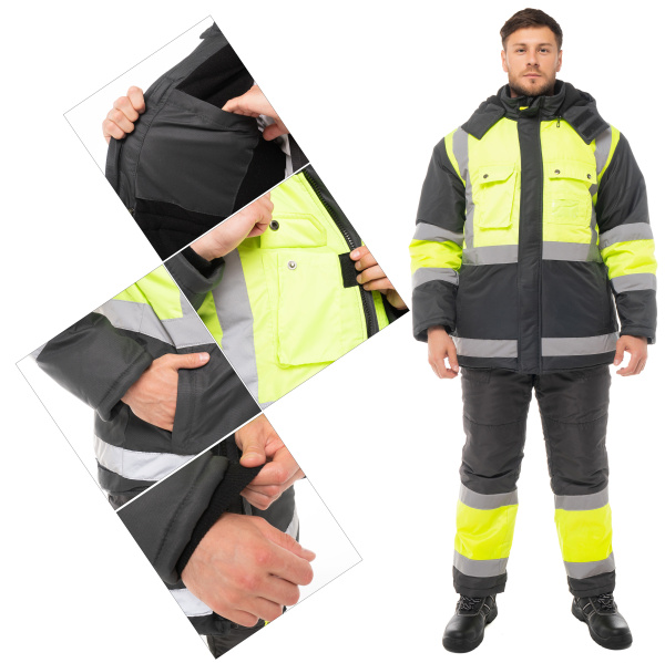 Куртка ИТР с СОП (т.серый)