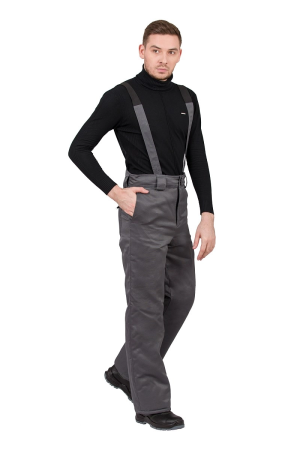 Брюки ПРИМ зимине (серый)