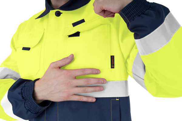 Костюм БРАЙТ с ПК (флуоресцентный желтый/синий)